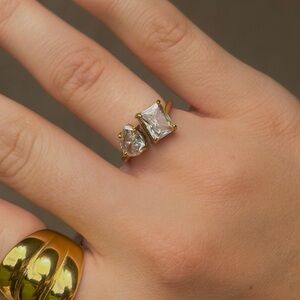Water Resistant Adjustable Diamond Ring